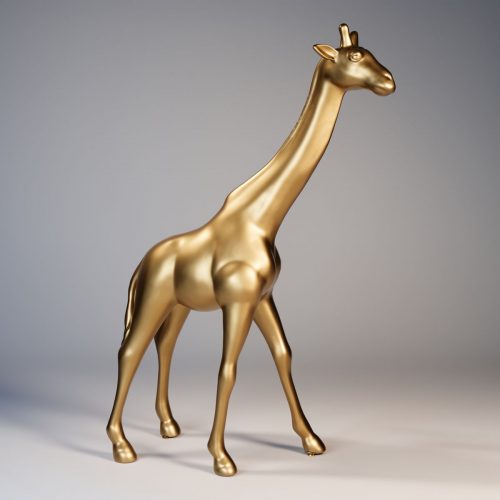 Große Giraffe 230CM - Goldene Version