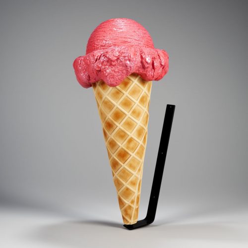 Eis Kugel Pastell Rosa