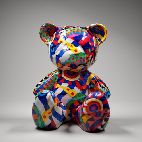 Kleiner Sitzender Bär - Mosaik