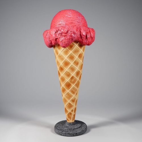 Eis Kugel Pastell Rosa