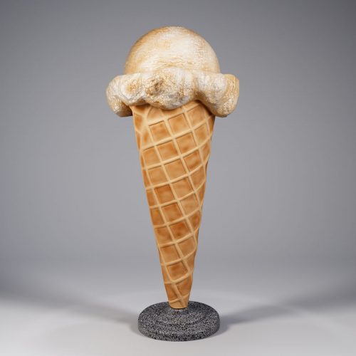 Eis Kugel Pastell Beige