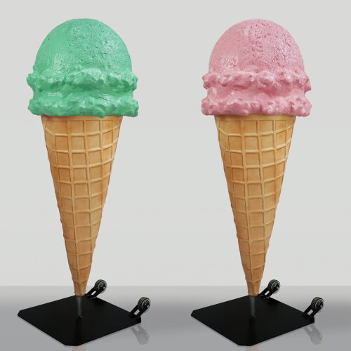 Figura Reklamowa Loda Gałkowego - Różowy