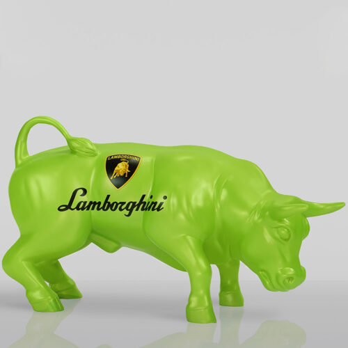 Figura Dekoracyjna Zielony Byk - Lamborghini