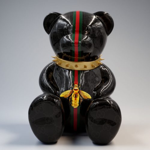 Miś G black H-45cm