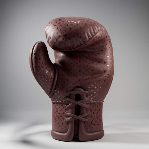 Große Realistische Figur Boxhandschuh - Monogramm