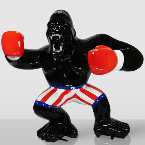 Große Gorilla Boxer Figur - Rocky