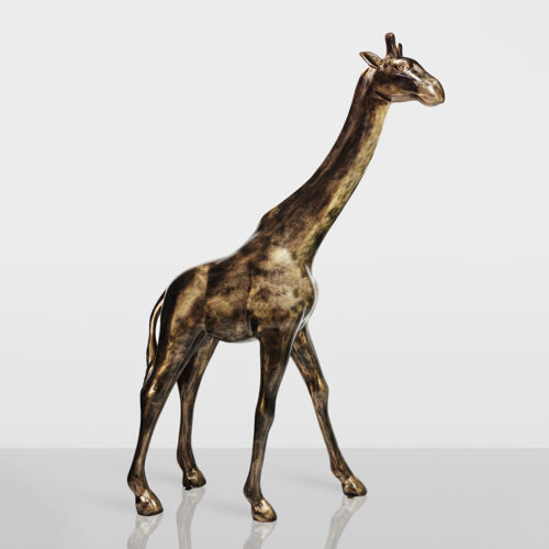 Große Giraffe 230CM Patina-Version