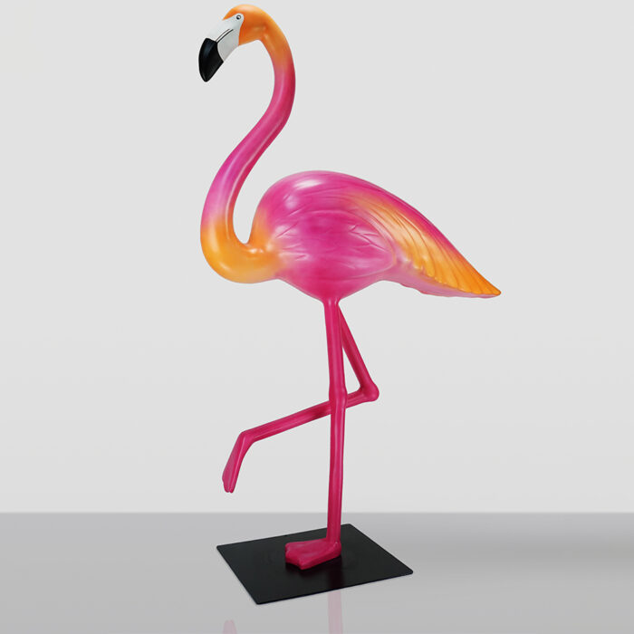 Dekorative Figur Große 3D-Flamingo - Pink Mango