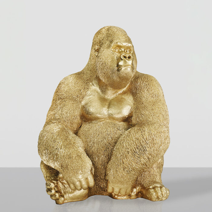 Dekorative Figur Sitzender Gorilla