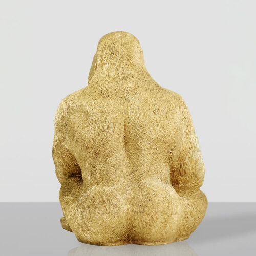 Dekorative Figur Sitzender Gorilla