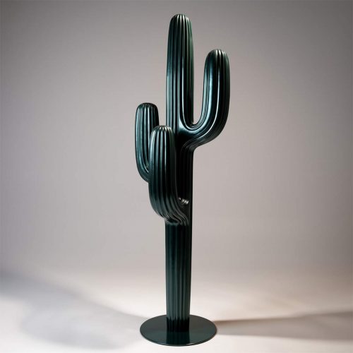 Kaktus-Kleiderhaken Grün Metallic