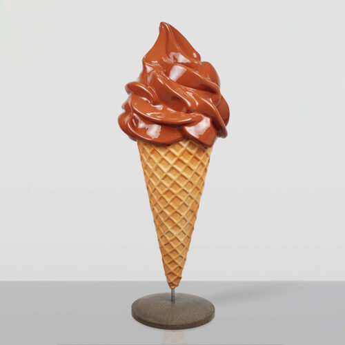 Werbeobjekt Schokoladen-Softeis