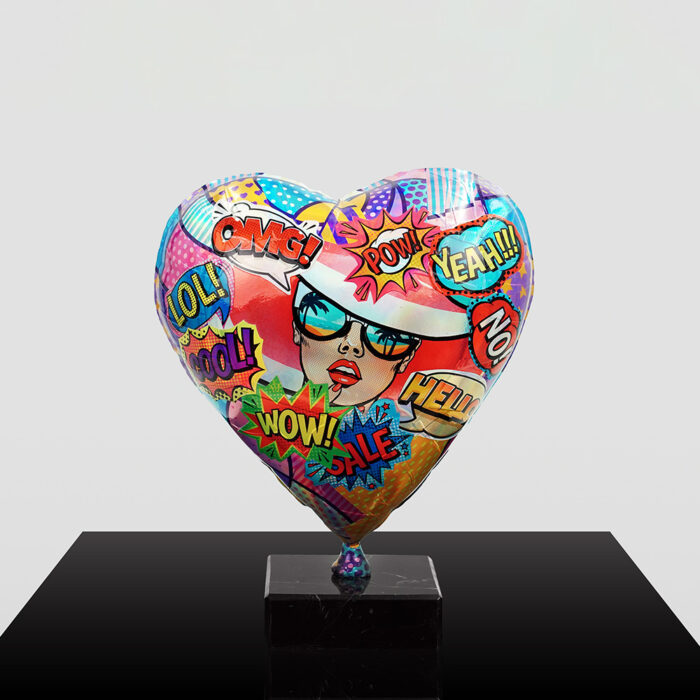Dekorative Figur Herzförmiger Ballon – Bild 15