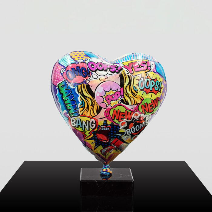 Dekorative Figur Herzförmiger Ballon – Bild 4