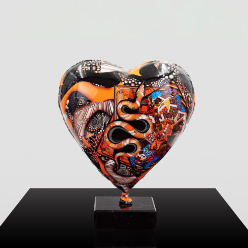 Dekorative Figur Herzförmiger Ballon