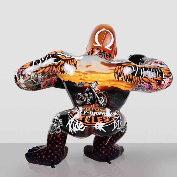 Großer Gorilla XL – Motiv Dubai – Bild 2