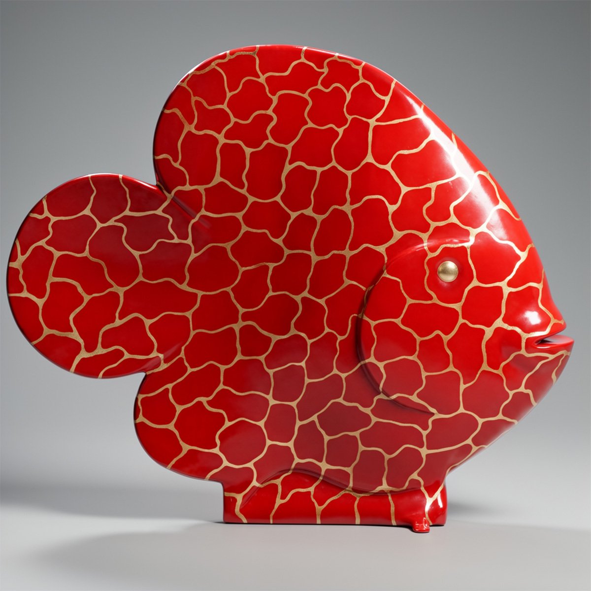 Roter Smart-Fisch
