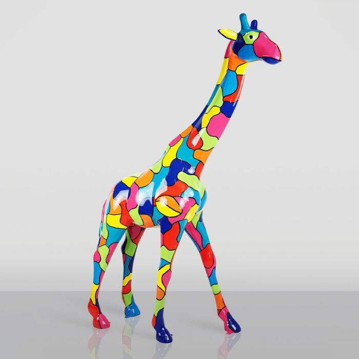 Große Giraffe 230cm – Bunte Version