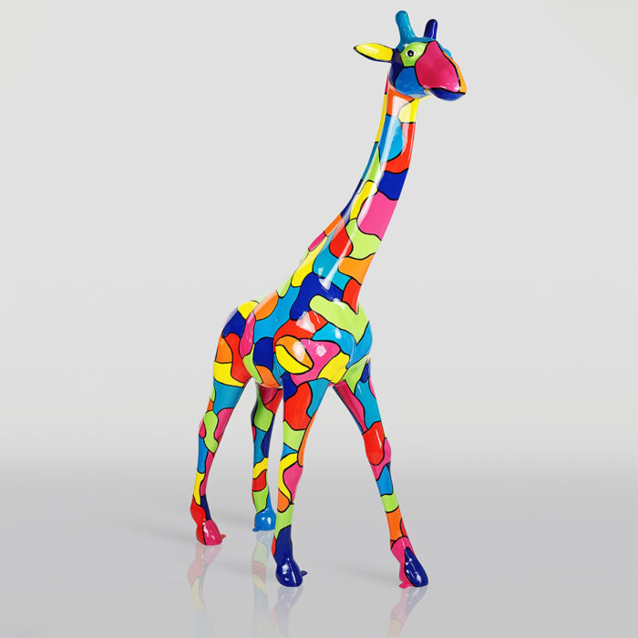 Große Giraffe 230cm – Bunte Version – Bild 2