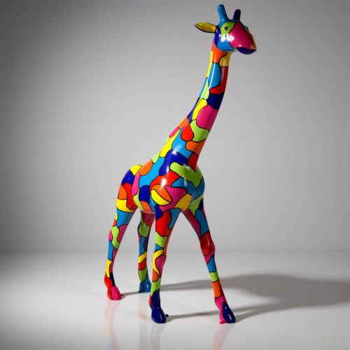 Große Giraffe 230cm – Bunte Version