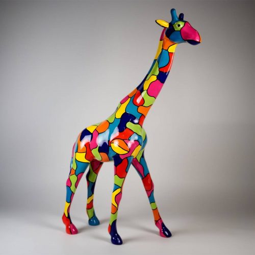 Große Giraffe 230cm – Bunte Version