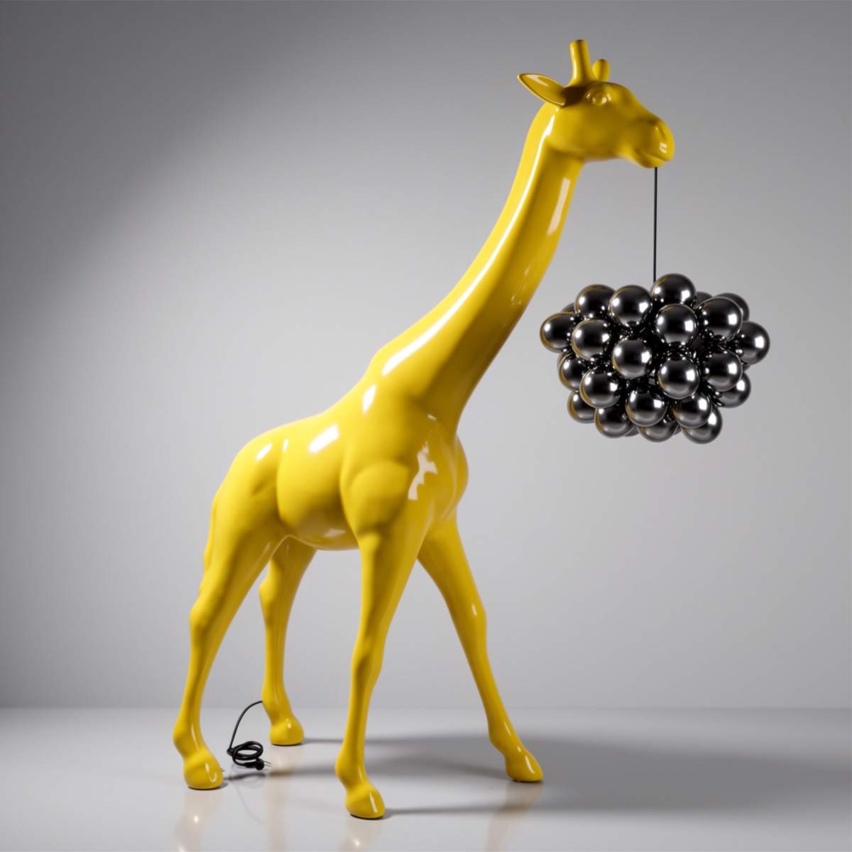 Große Giraffe 230cm Lampe - Gelbe Version – Bild 2
