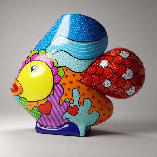 Außergewöhnliche Fisch-Figur Iskra