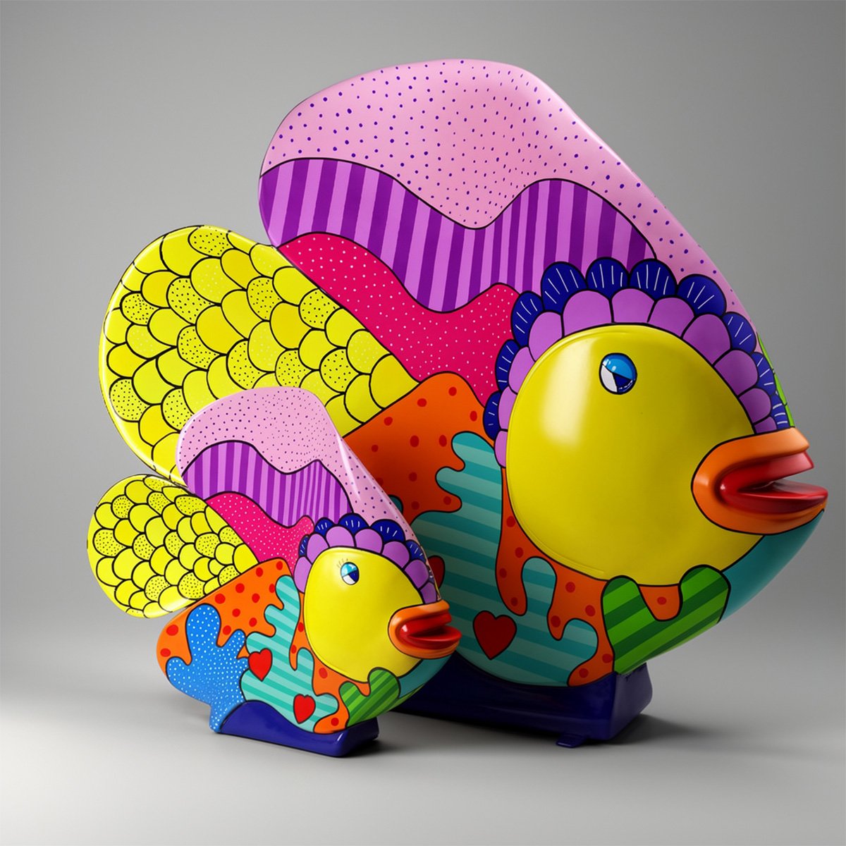 Außergewöhnliche Fisch-Figur Iskra