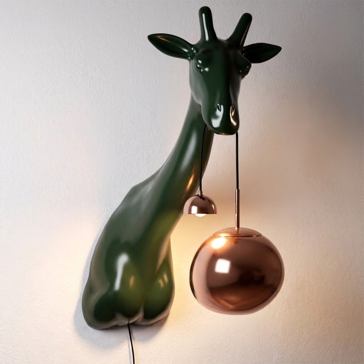 Dekorative Lampe Giraffe an der Wand – Bild 3