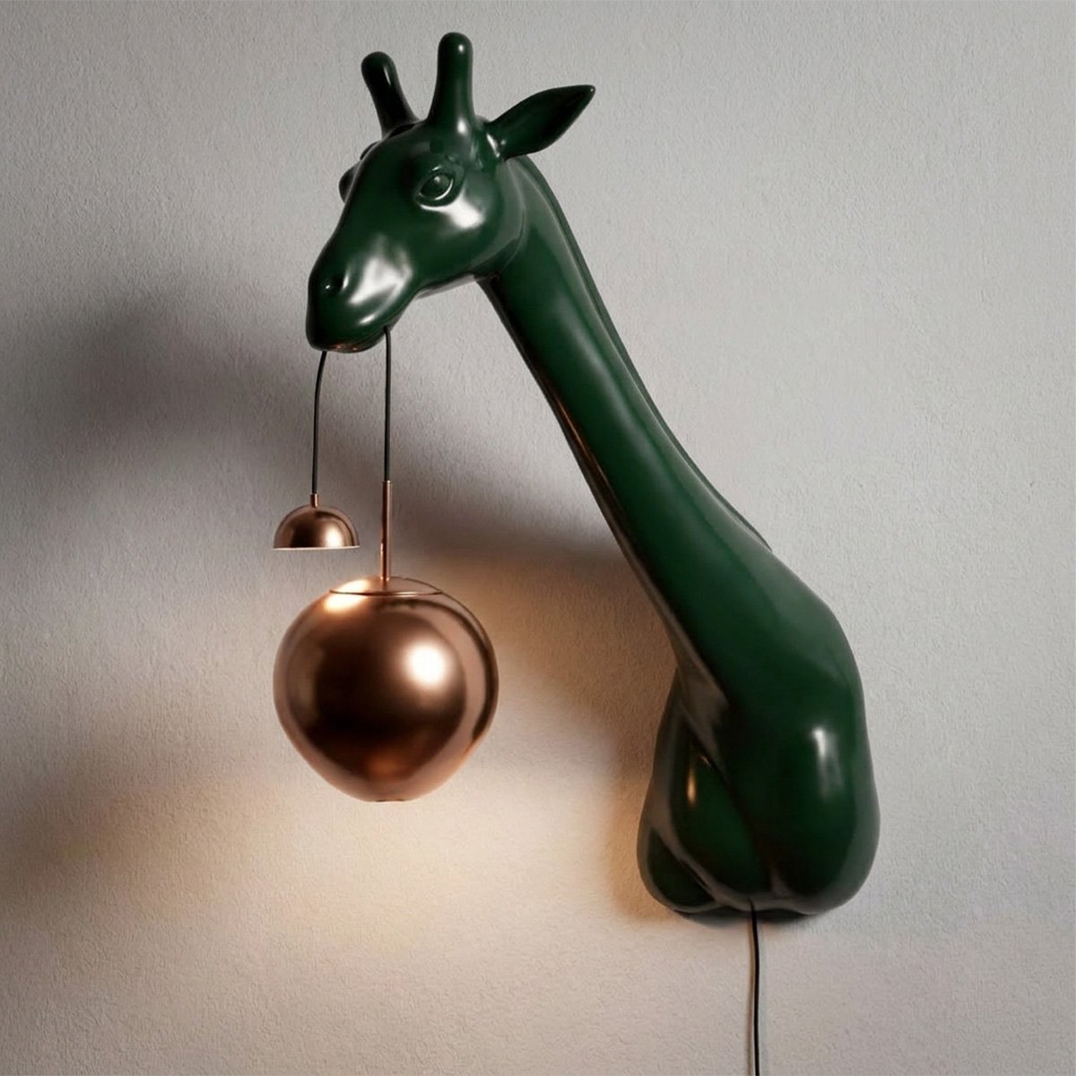 Dekorative Lampe Giraffe an der Wand – Bild 2