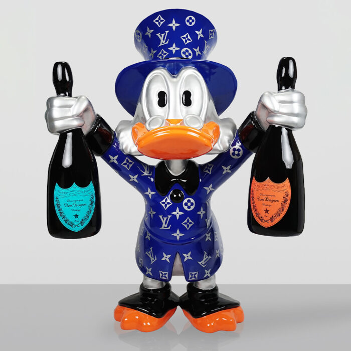 Dekorative Figur – Großer Blauer Dagobert Duck