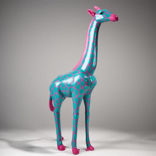 Girafe mit Celadonflecken - Große 3D-Figur