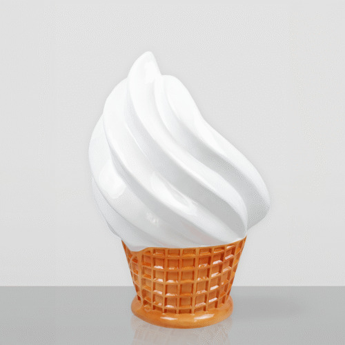 Möbelset für die Eisdiele – Waffeltisch + Eissessel