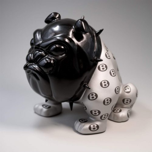 Exklusive Silberne Bulldogge-Figur Bentley – Avella 22