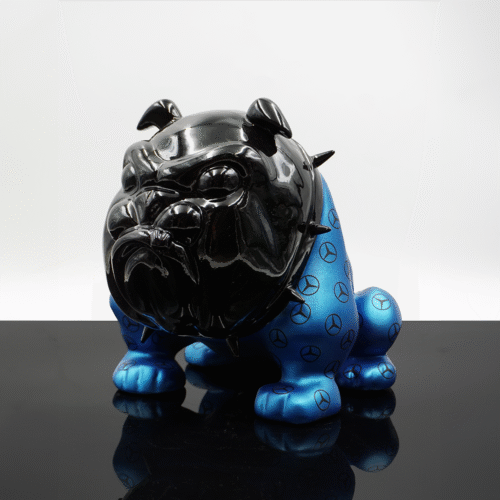 Exklusive Blaue Bulldogge-Figur AMG – Avella 22