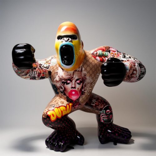 Großer Gorilla XL – Motiv Dubai