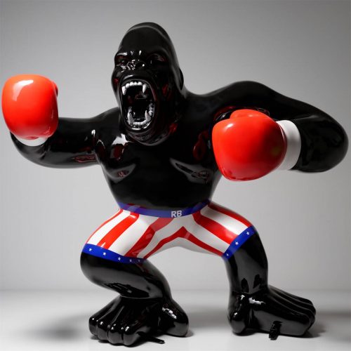 Große Gorilla Boxer Figur - Rocky