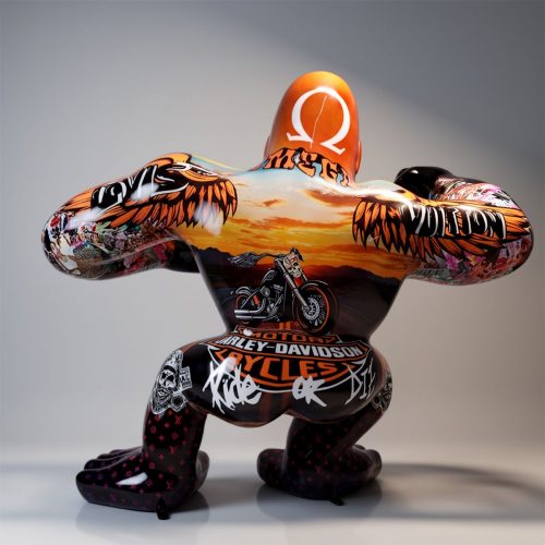 Großer Gorilla XL – Motiv Dubai