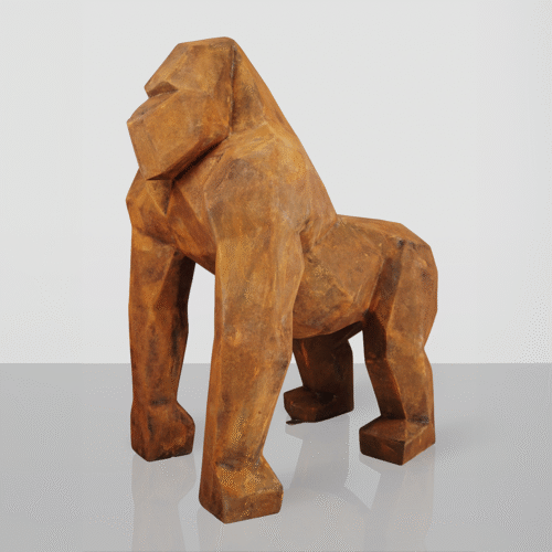 Quadratischer Gorilla – Rosteffekt