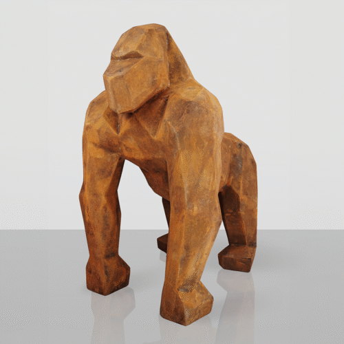 Quadratischer Gorilla – Rosteffekt