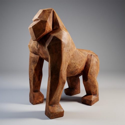 Quadratischer Gorilla – Rosteffekt