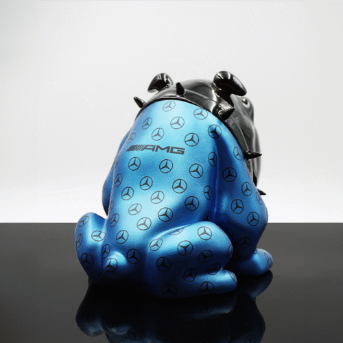 Exklusive Blaue Bulldogge-Figur AMG – Avella 22