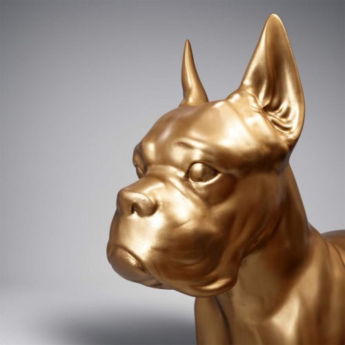 Boxer Hundefigur Stehend - Einfarbig