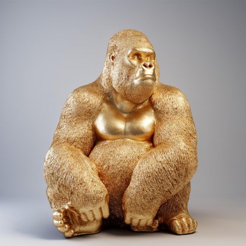 Dekorative Figur Sitzender Gorilla