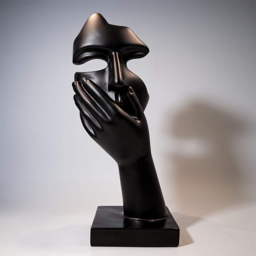 Kleine Maske auf Sockel - Motiv III