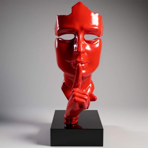 Große Basis-Maske Rot