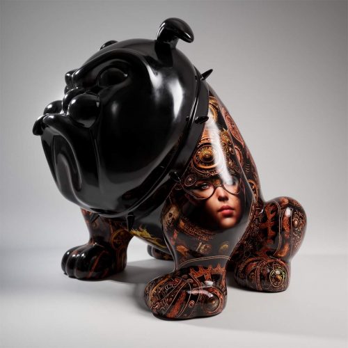 Hund Bulldog Avella 55cm - Industriell