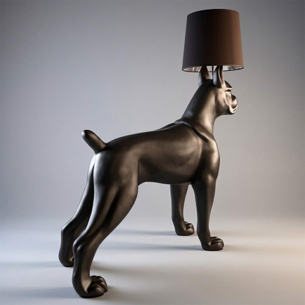 Stehlampe In Form Von Boxer – Bild 3