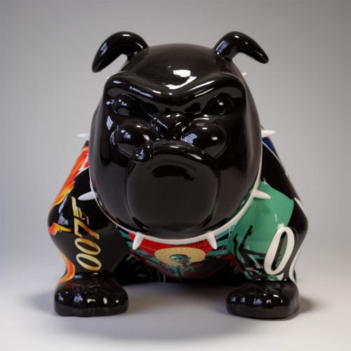 Bulldog Avella 55cm Hund - James Bond