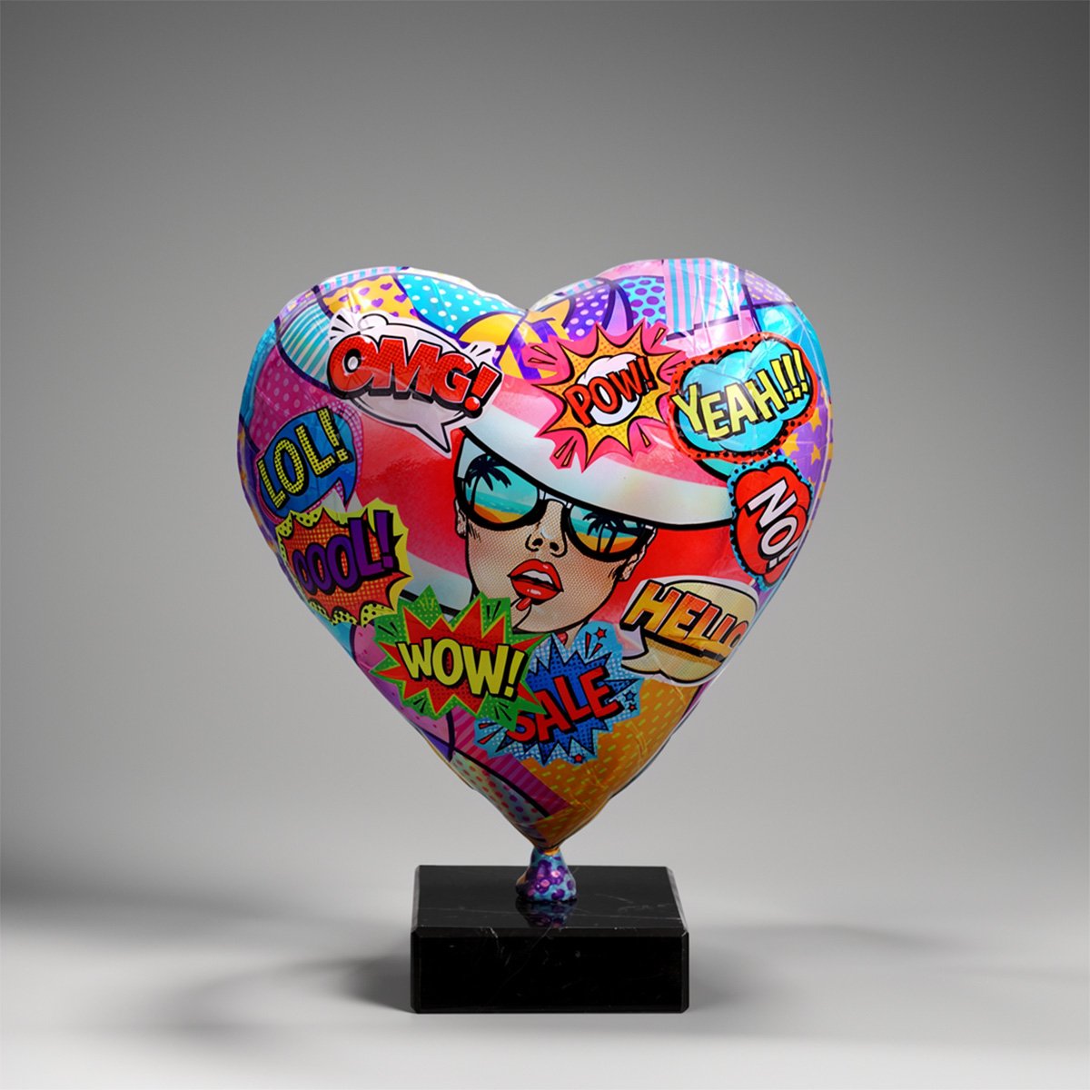 Dekorative Figur Herzförmiger Ballon – Bild 15